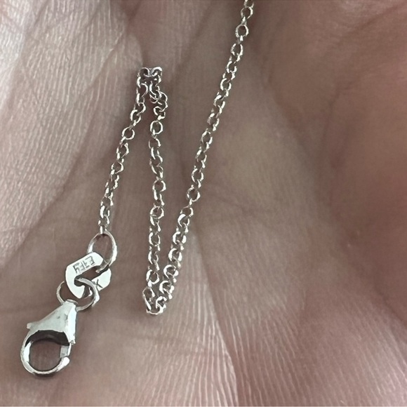 $1885 EFFY 14K white gold necklace hamsa diamond pendant Hand of Fatima box - Picture 8 of 12